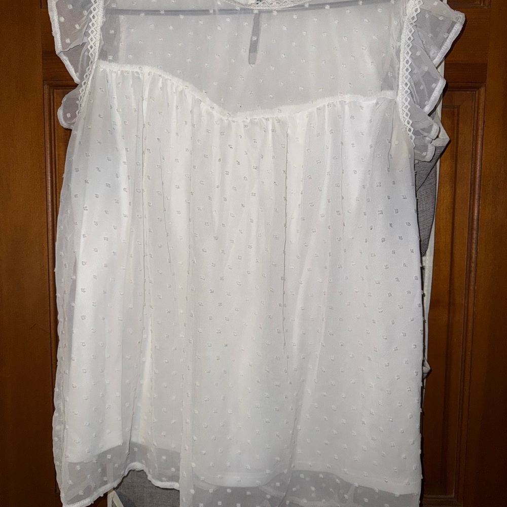 Elegant White Women's Top